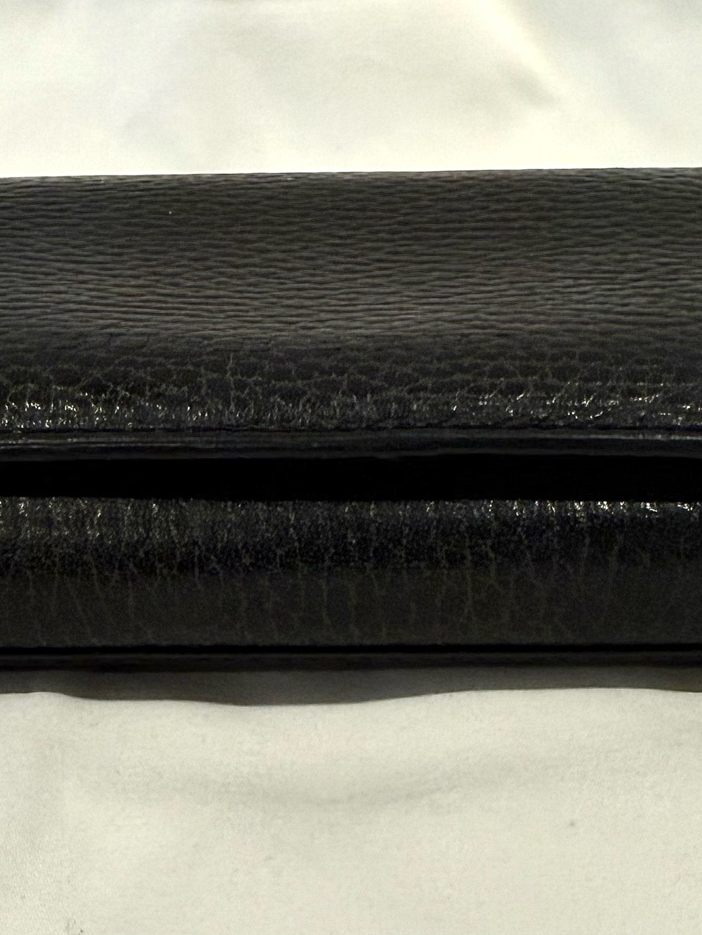 Vintage Burberry Black Pebbled Leather Women’s Wallet - Picture 5 of 13
